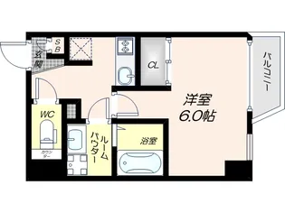レオンヴァリエ天王寺北【5階】の間取り