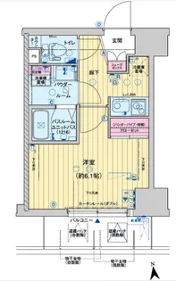 レオンヴァリエ天王寺北【9階】の間取り