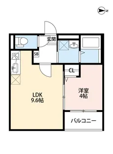 ハルカス今川【2階】の間取り