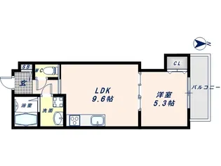 ラモーナ照ヶ丘Ⅱ【3階】の間取り