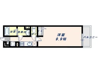 ウエスタン丸山通【1階】の間取り