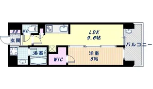 ライオンズ大阪天満の社【502号室】の間取り