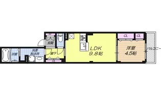 Plus+上町台【3階】の間取り