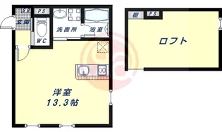 セリーナ田辺【1階】の間取り