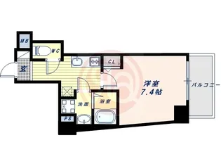 エグゼ阿倍野【3階】の間取り