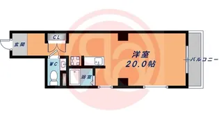 ホリーハイツ【2階】の間取り