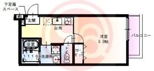 フジパレス阿倍野丸山通Ⅰ番館【3階】の間取り