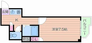 グリーンヒルズ五番館【6階】の間取り