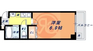 プレアデス寺田町【2階】の間取り