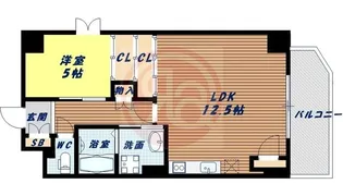 Mon maison Ⅱ【6階】の間取り