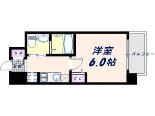 ラクラス阿倍野元町【9階】の間取り