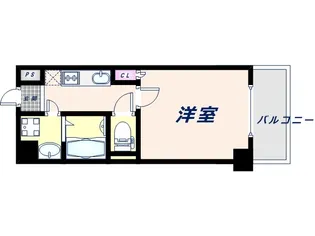 U-ro鶴橋駅前【6階】の間取り