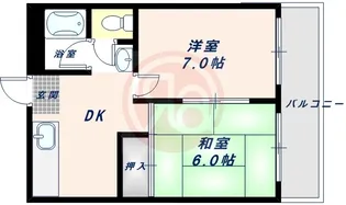 あびこ阪下マンション【4階】の間取り