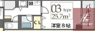 モンブラン【8階】の間取り