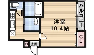フジパレス遠里小野Ⅰ番館【1階】の間取り