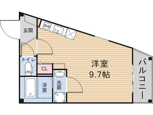 ALEGRIA天王寺東【1階】の間取り