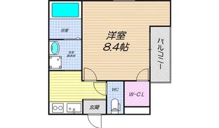 フジパレス 遠里小野Ⅲ番館【1階】の間取り