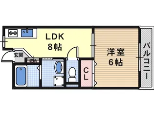 パインバレイ【3階】の間取り