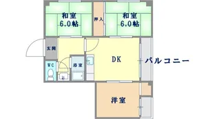 プレジール中野【5階】の間取り