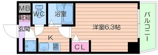 S・Eファースト【8階】の間取り