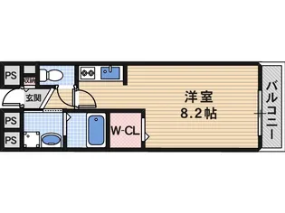 ロイヤルパーク【2階】の間取り