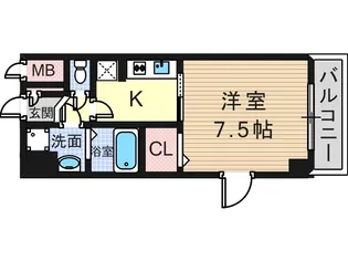 ジュネス我孫子【3階】の間取り