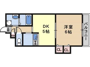 エミネンスパレス【5階】の間取り