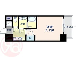 LUMINOUS桜川【6階】の間取り