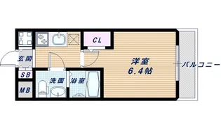 LUMINOUS桜川【4階】の間取り