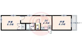 2DKの間取り画像