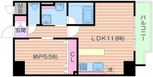 グランデカワノ真田山【5階】の間取り