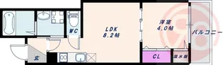ジョイフル矢田【2階】の間取り