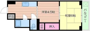 シャトー冨士【4階】の間取り