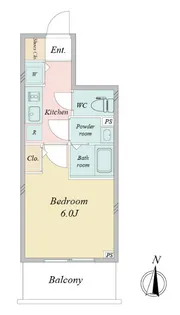 エスリードレジデンス大阪本町【9階】の間取り
