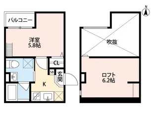 Estrella Abiko(エストレラ アビコ)【1階】の間取り
