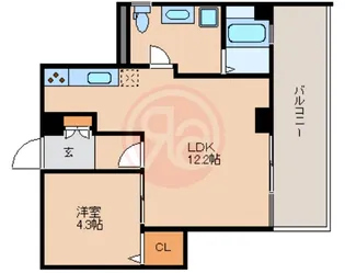 EASE【3階】の間取り
