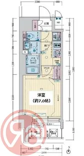 レシオスなんばVOGUE【3階】の間取り