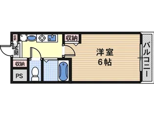 ラナップスクエア上本町【2階】の間取り