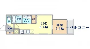 ktec1(ケーテック ワン)【2階】の間取り