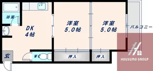 ホルムグランデ帝塚山【2階】の間取り