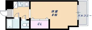 エムプリス上町【4階】の間取り