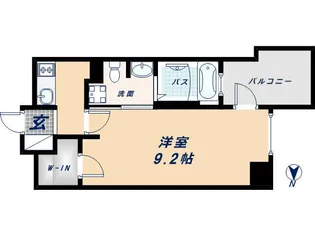 大阪府大阪市浪速区桜川1丁目【マンション】の間取り