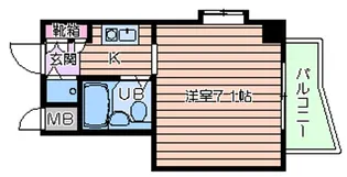 アルテハイム天王寺【6階】の間取り