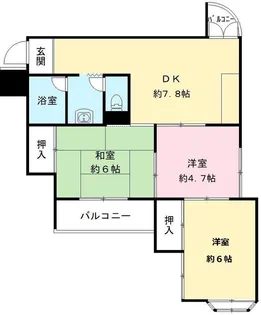 コーポ南野【3階】の間取り