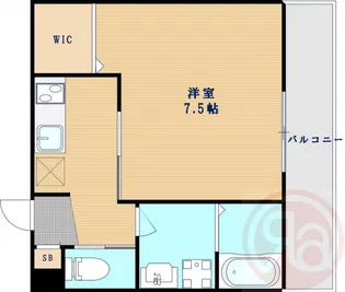 ロイヤルレジデンス万代東【3階】の間取り