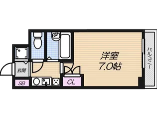 エストゥディオ・アヴァンサル【5階】の間取り