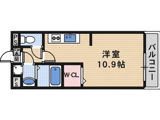 カルチェラタン【1階】の間取り