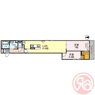 グランジュテⅡ【2階】の間取り