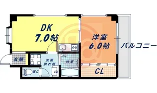 グラン・アルシュ【6階】の間取り