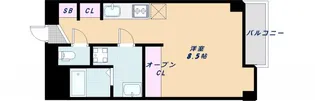 コスタ文の里【3階】の間取り